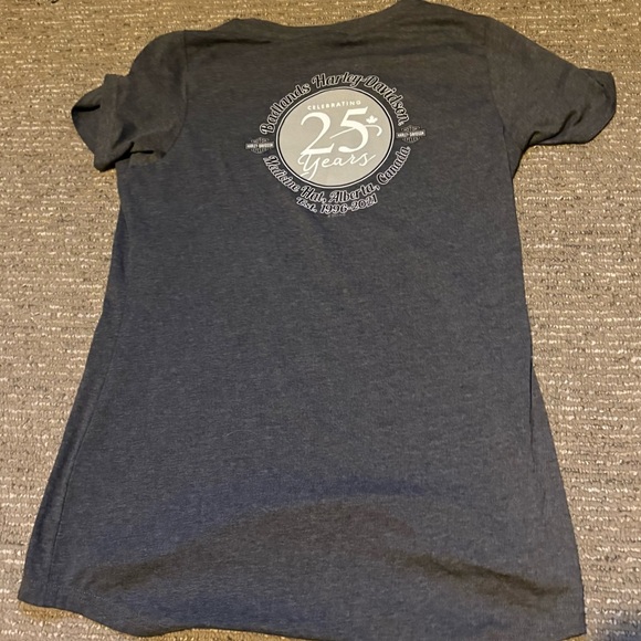 Harley-Davidson Charcoal Tee with Logo - Picture 2 of 2